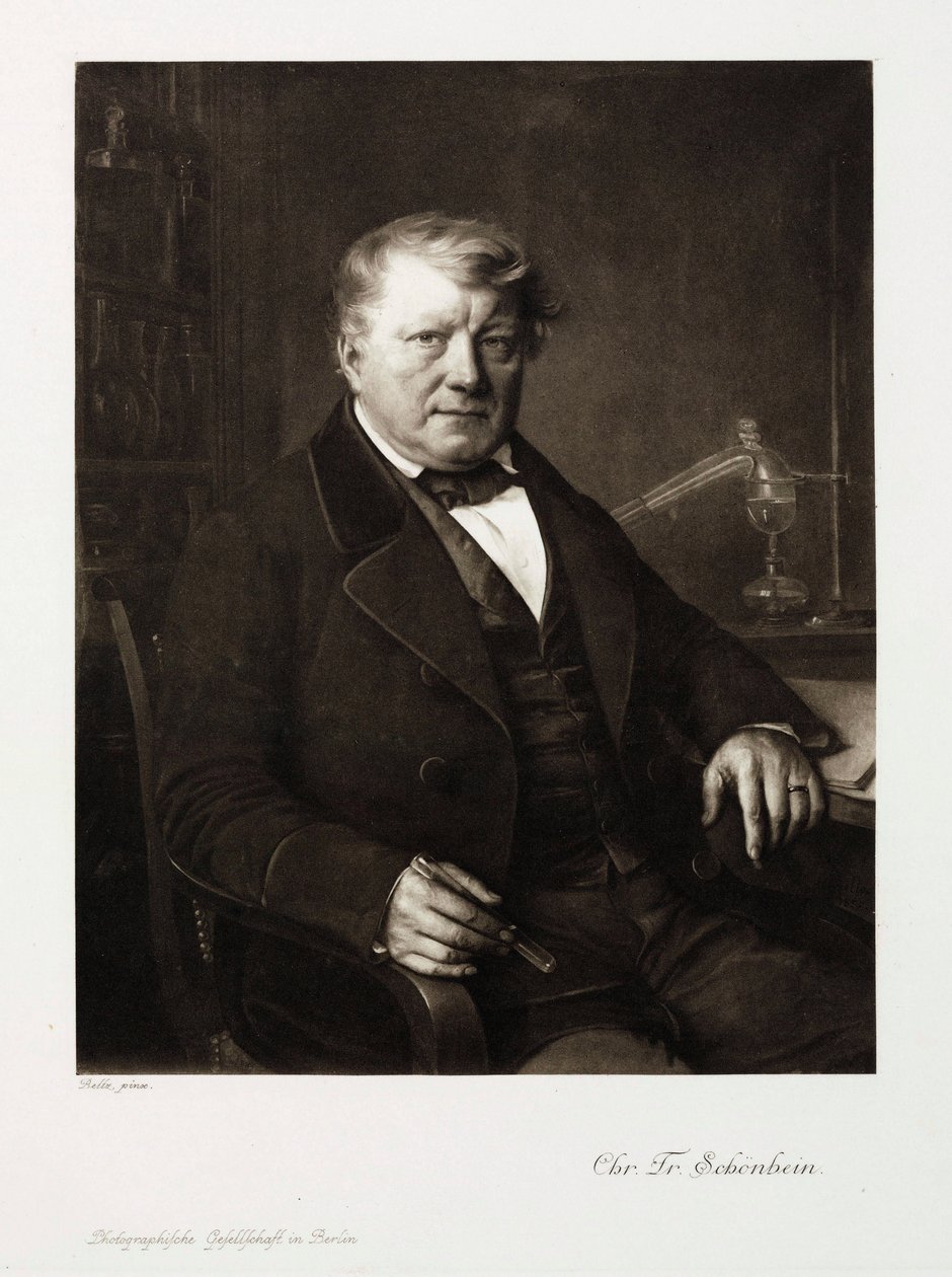 Christian Friedrich Schönbein, chimiste allemand, vers 1860 - Unbekannt
