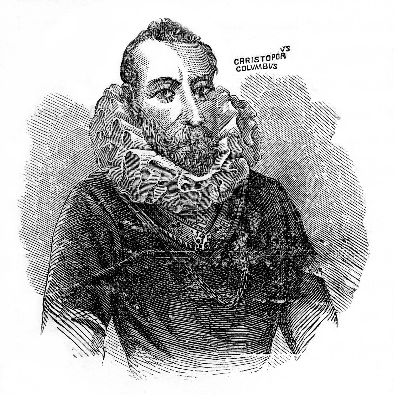 Christophe Colomb, explorateur et commerçant italien, vers 1872 - Unbekannt