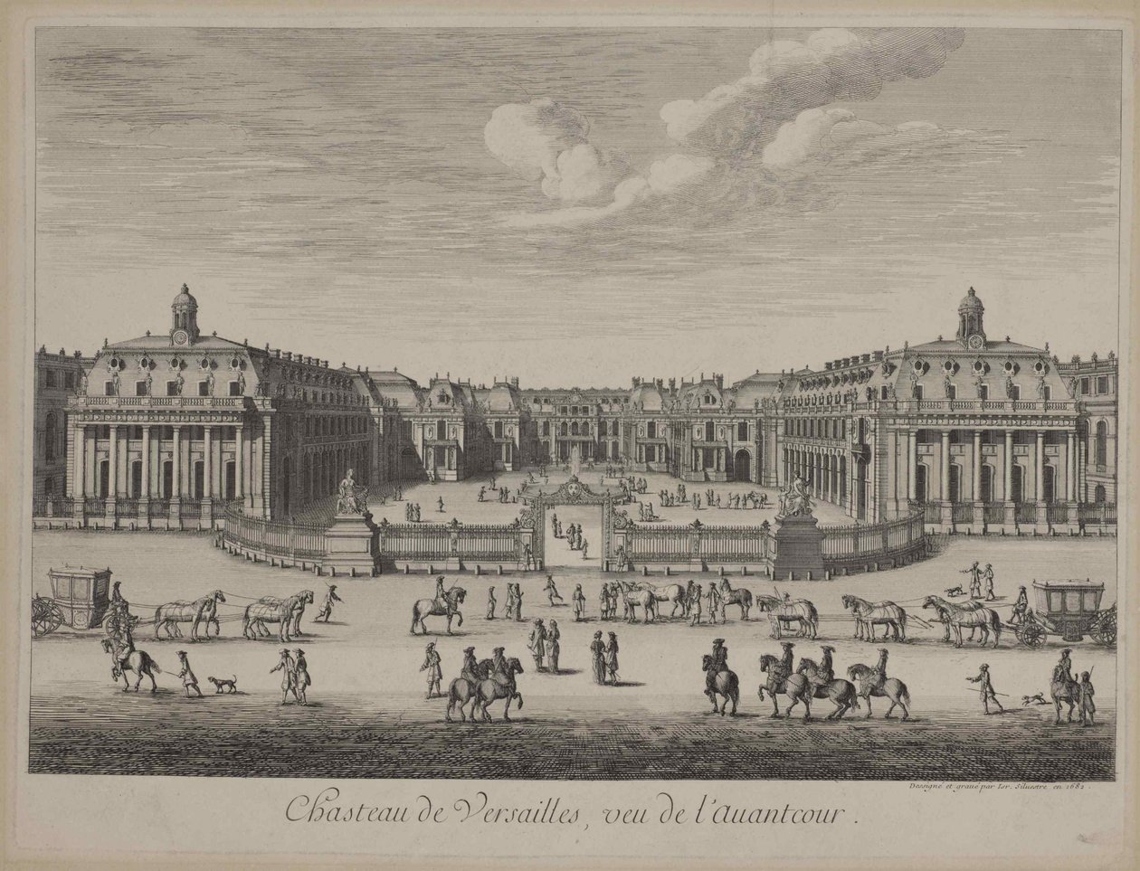 Château de Versailles en 1682, 1682 | Unbekannt