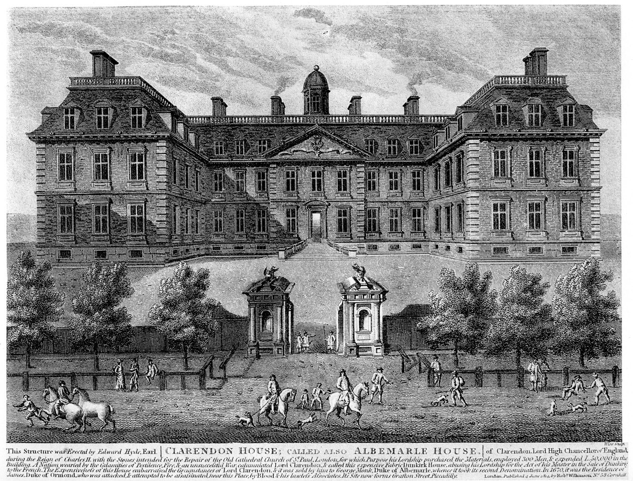 Clarendon House, Piccadilly, 17e siècle, 1908 - Unbekannt