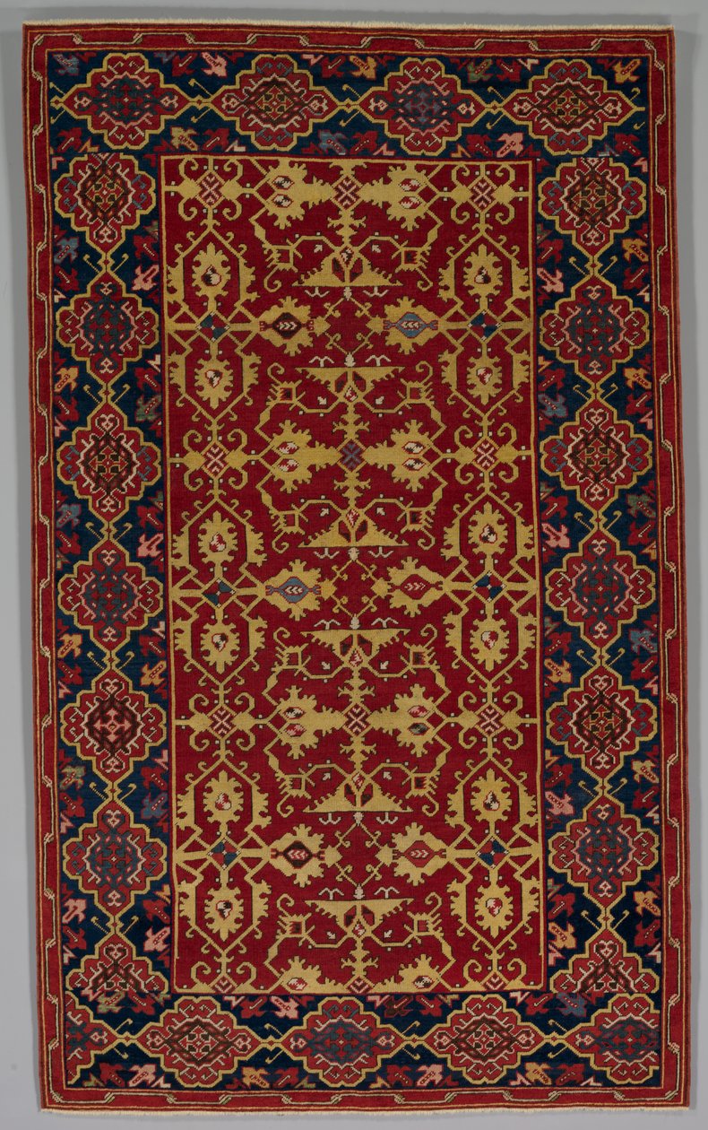 Tapis turc classique avec le motif Lotto, 1600-1650 - Unbekannt