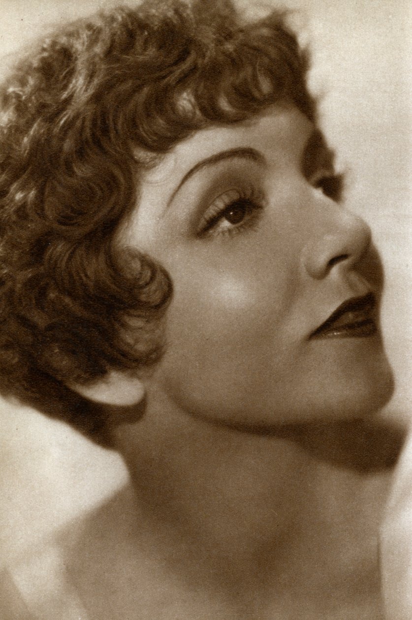 Claudette Colbert, actrice franco-américaine - Unbekannt