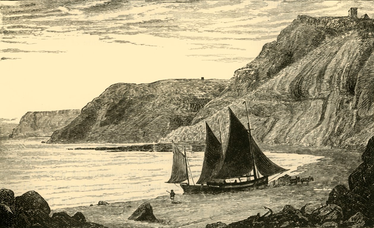 Falaises près de Whitby, 1898 - Unbekannt