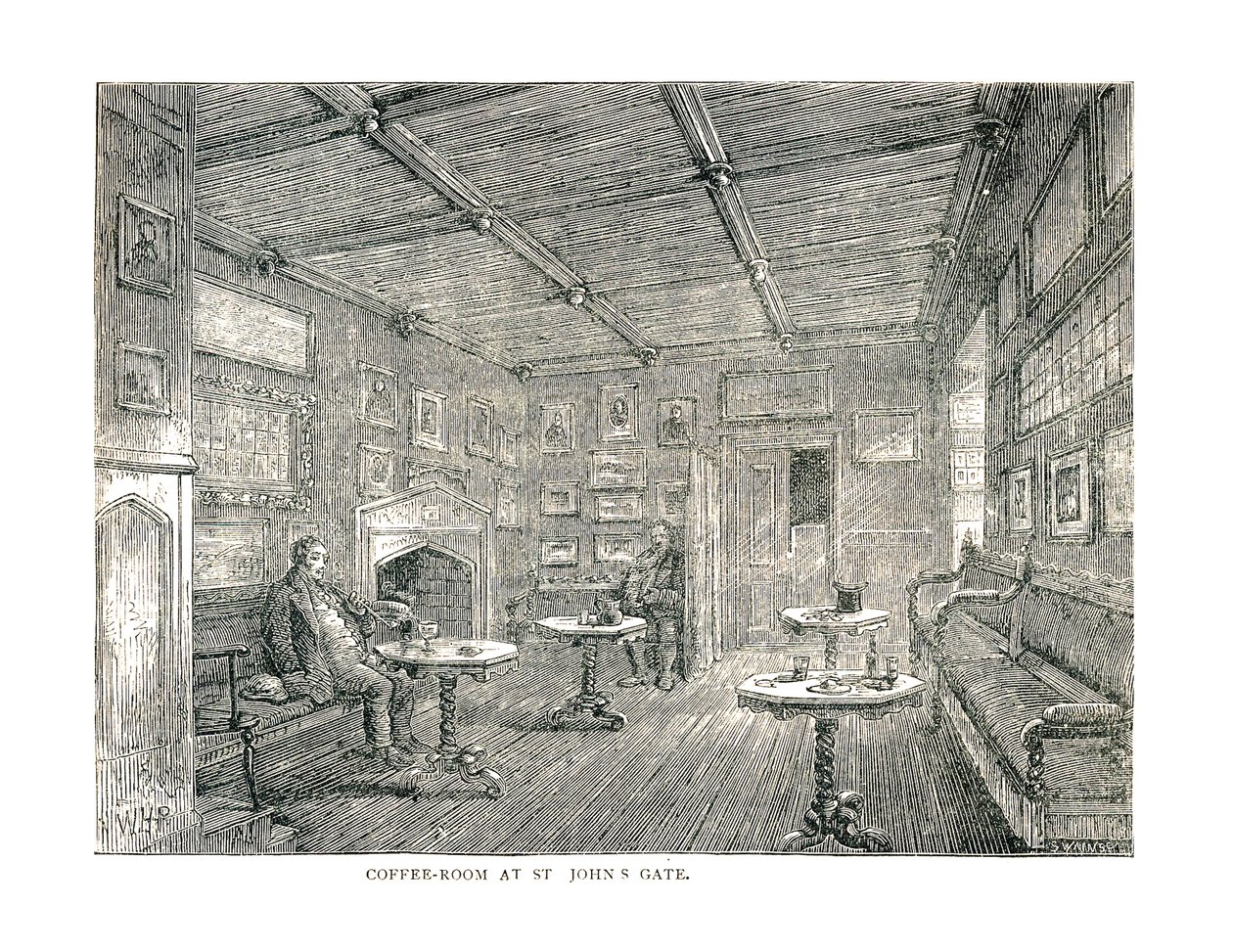 Salle de café à St. John