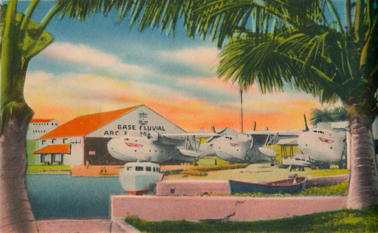 Base fluviale de la marine colombienne, Barranquilla, vers 1940 - Unbekannt