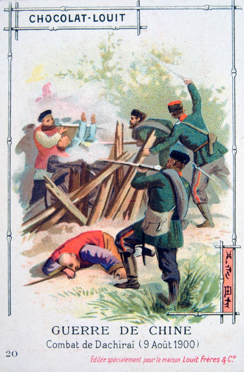Combat à Dachirai, Chine, rébellion des Boxers, 9 août 1900 - Unbekannt