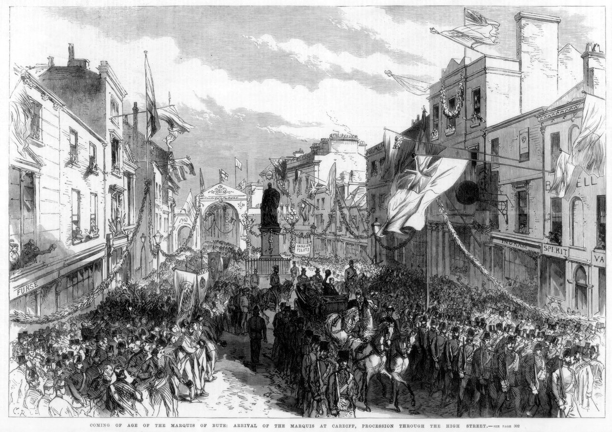 Majorité du marquis de Bute, Cardiff, Pays de Galles, 1868 - Unbekannt