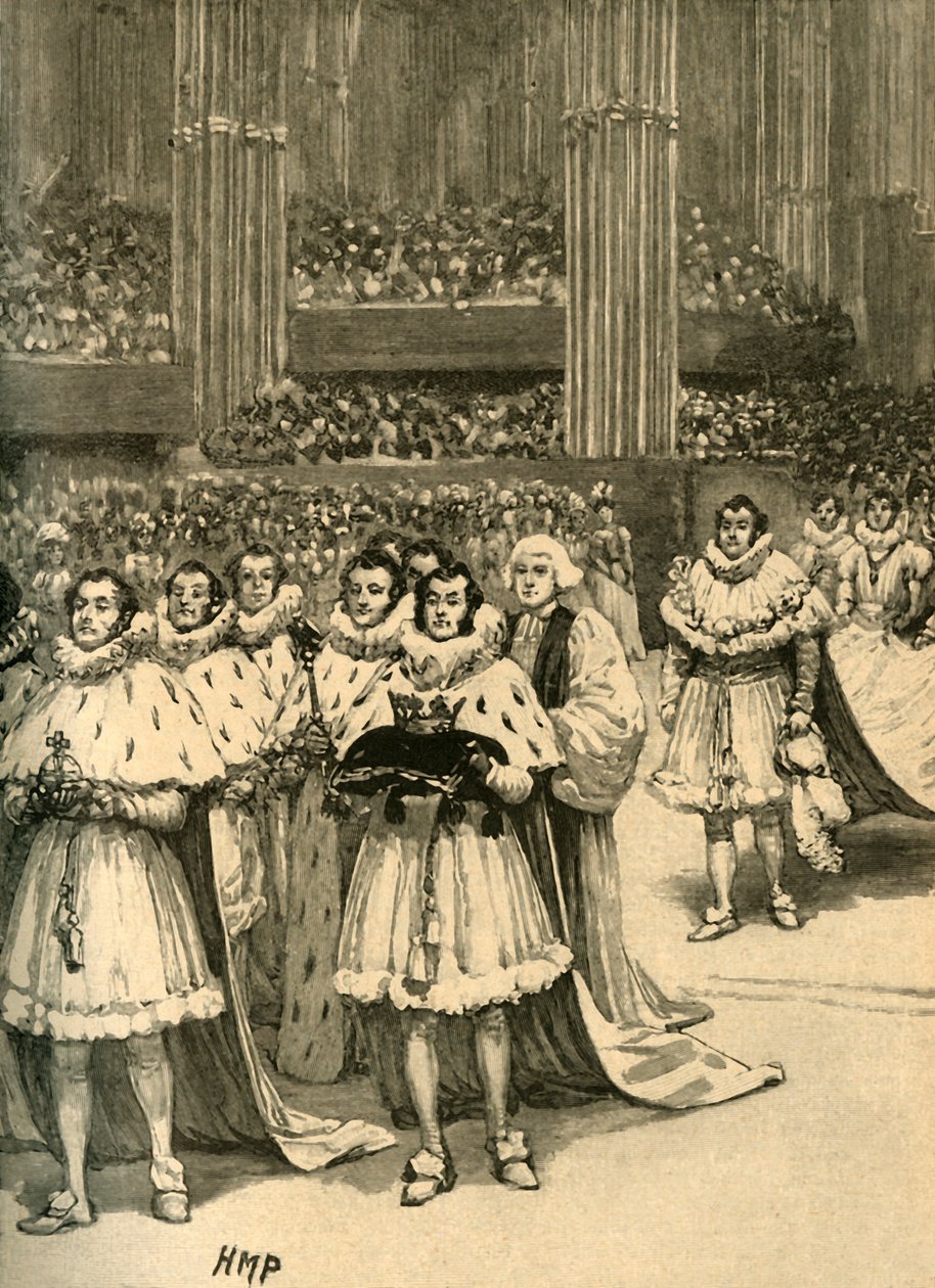 Couronnement du roi Guillaume IV : la procession royale, Westminster Abbey, Londres, 1830 vers 1890 - Unbekannt