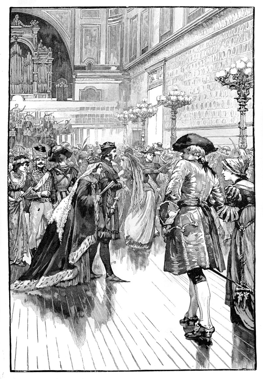 Bal costumé au palais de Buckingham, vers 1840, 1900 - Unbekannt