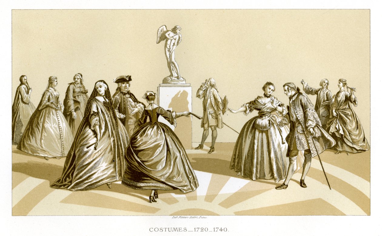 Costumes, 1720-1740, 1885 - Unbekannt