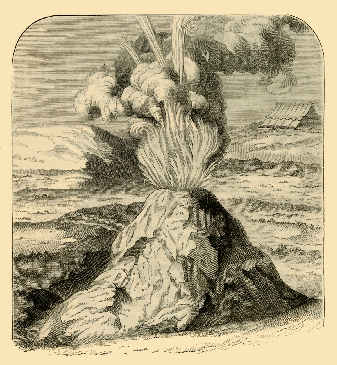 Éruption du Cotopaxi en 1743 - Unbekannt
