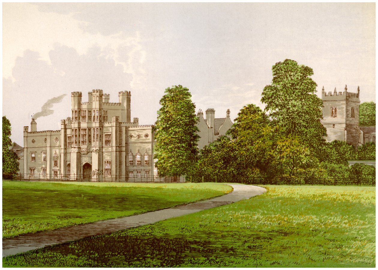 Coughton Court, Warwickshire, maison du baronnet Throckmorton, vers 1880 - Unbekannt