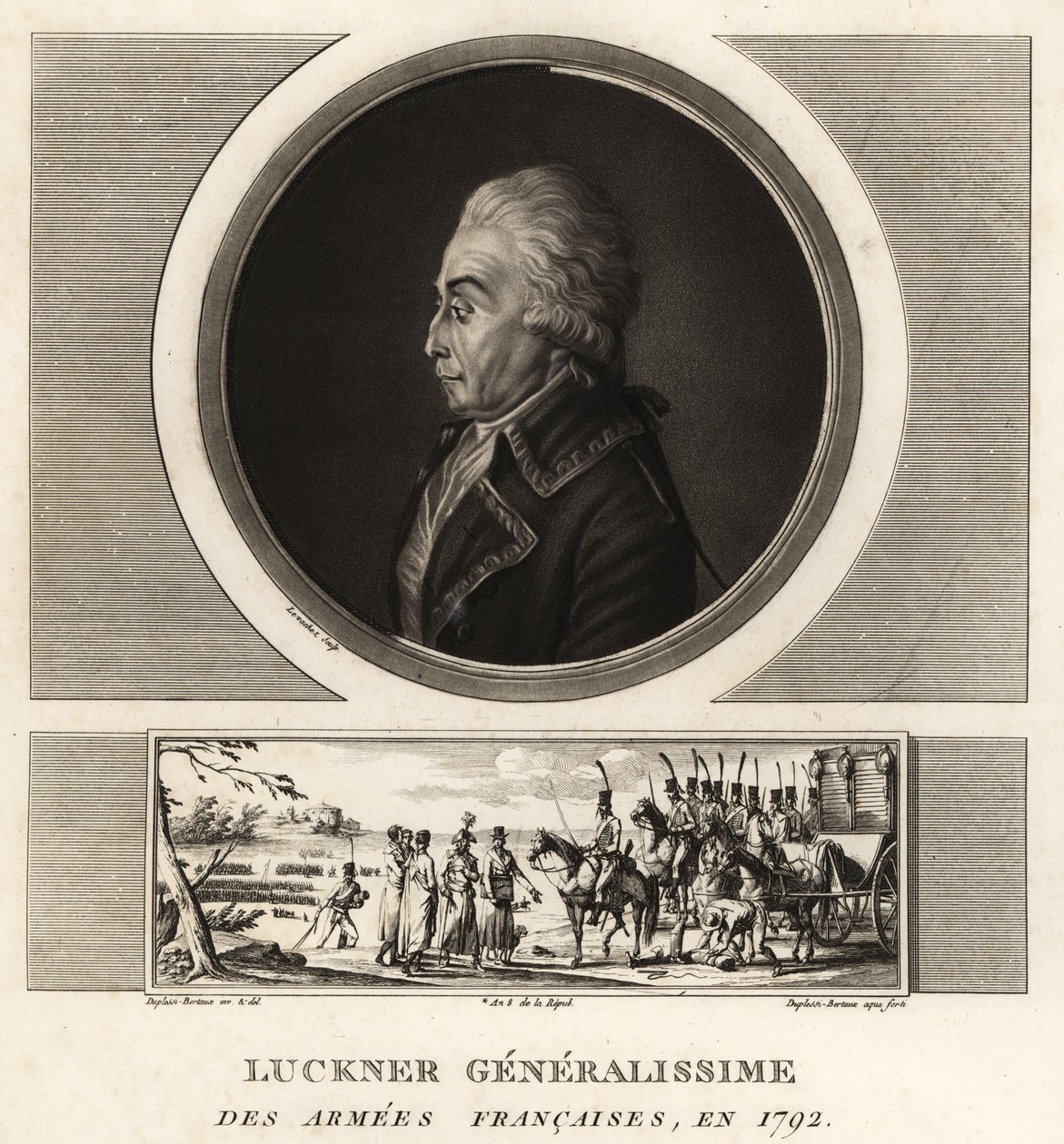 Comte Nicolas Luckner, général révolutionnaire français, exécuté en 1794 - Unbekannt