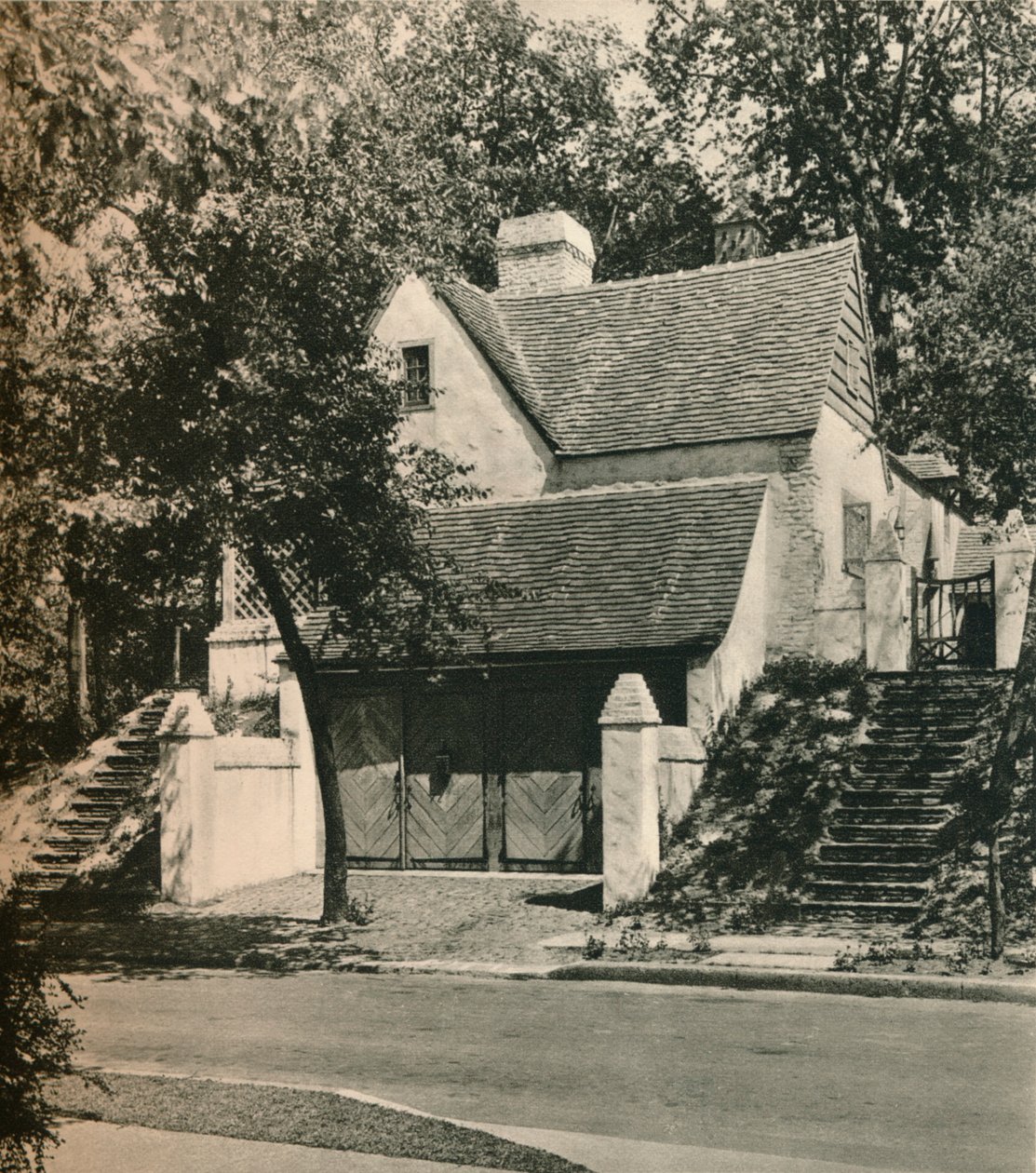 Maison de campagne pour M. Edwin C. Duble, Forest Hills. Architecte, Frank Forster, vers 1928 - Unbekannt