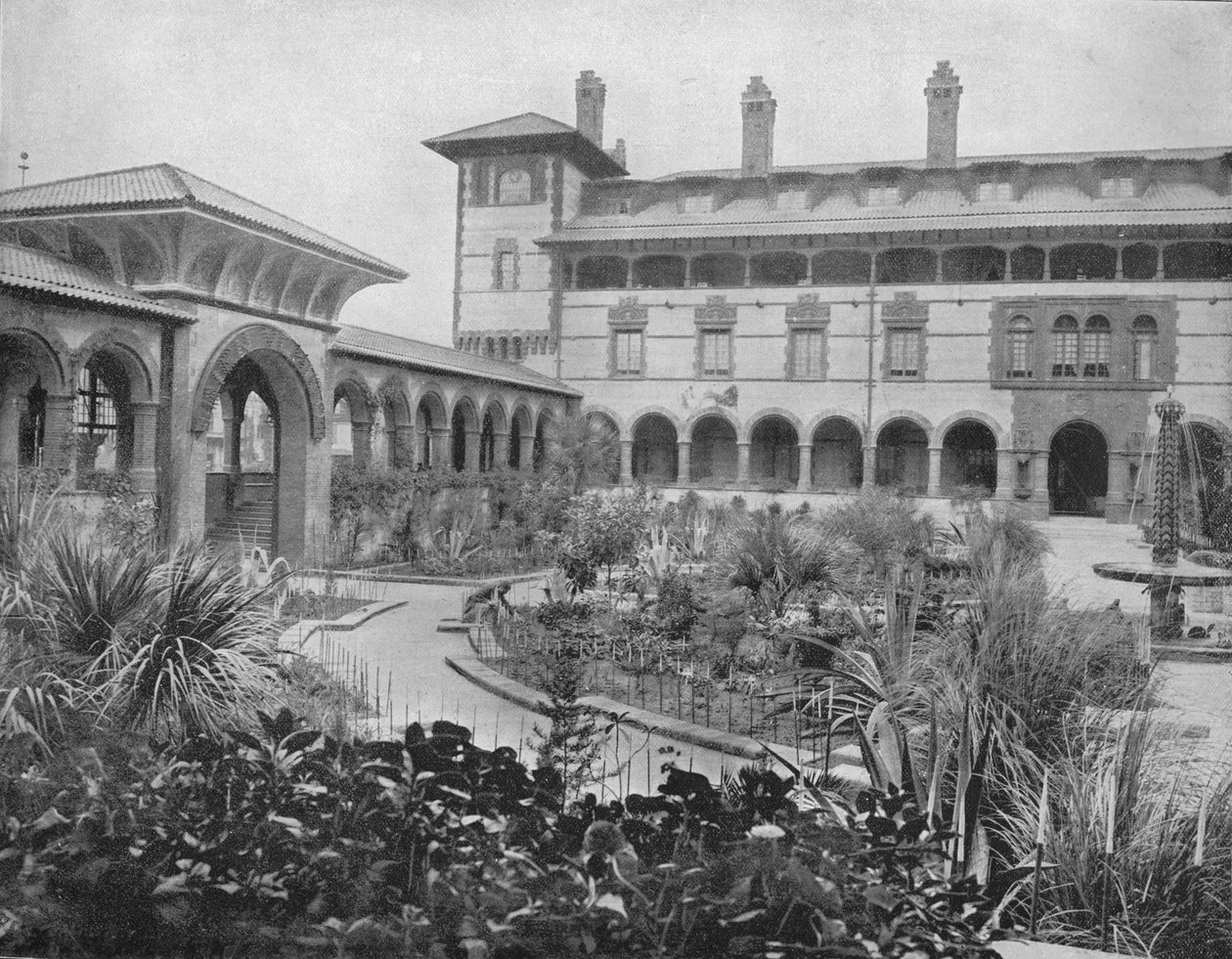 Cour de Ponce de Leon, St. Augustine, Floride, vers 1897 - Unbekannt