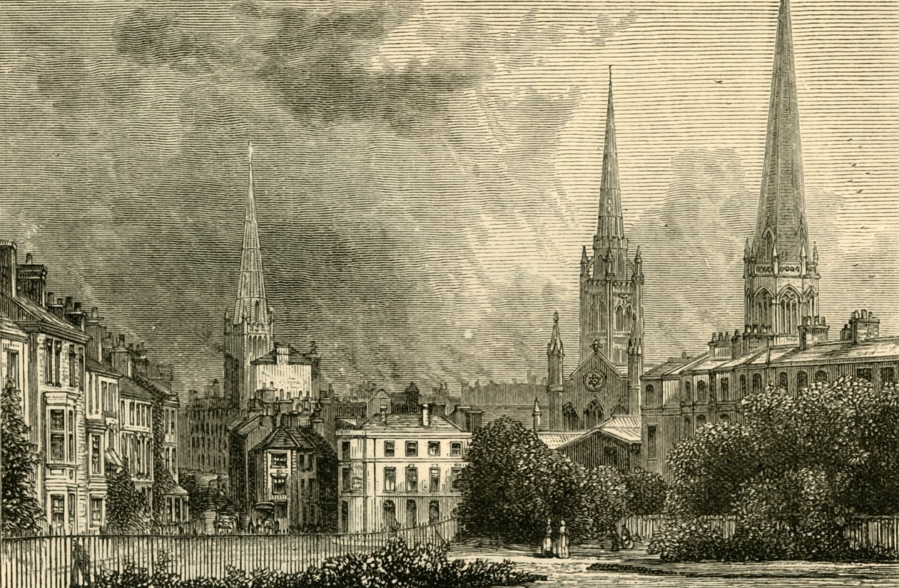 Coventry - Les flèches de Trinity, St. Michaels et Christ Church, 1898 - Unbekannt
