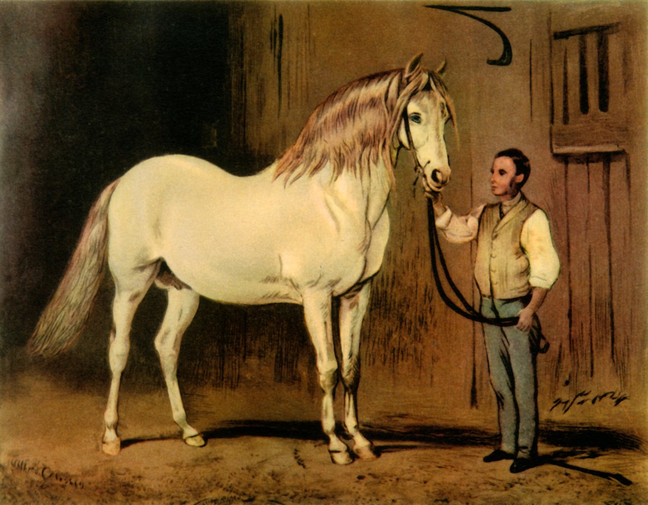 Cheval de Carrosse Crème de l