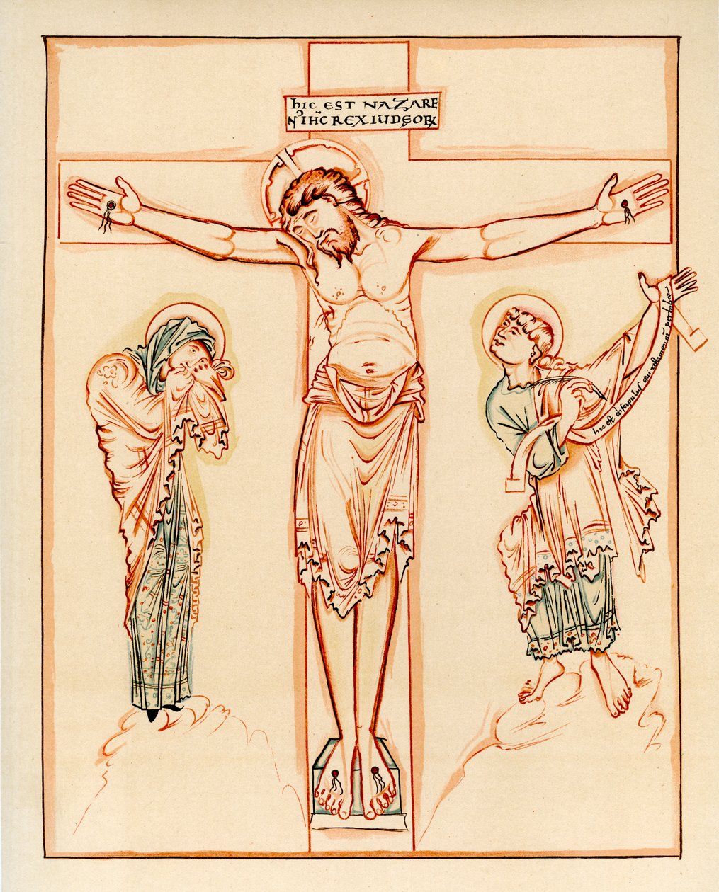Crucifixion, 980-1000 après J.-C. - Unbekannt