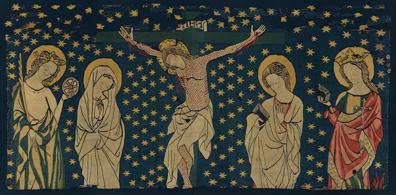 Crucifixion, allemand, vers 1325-50 - Unbekannt