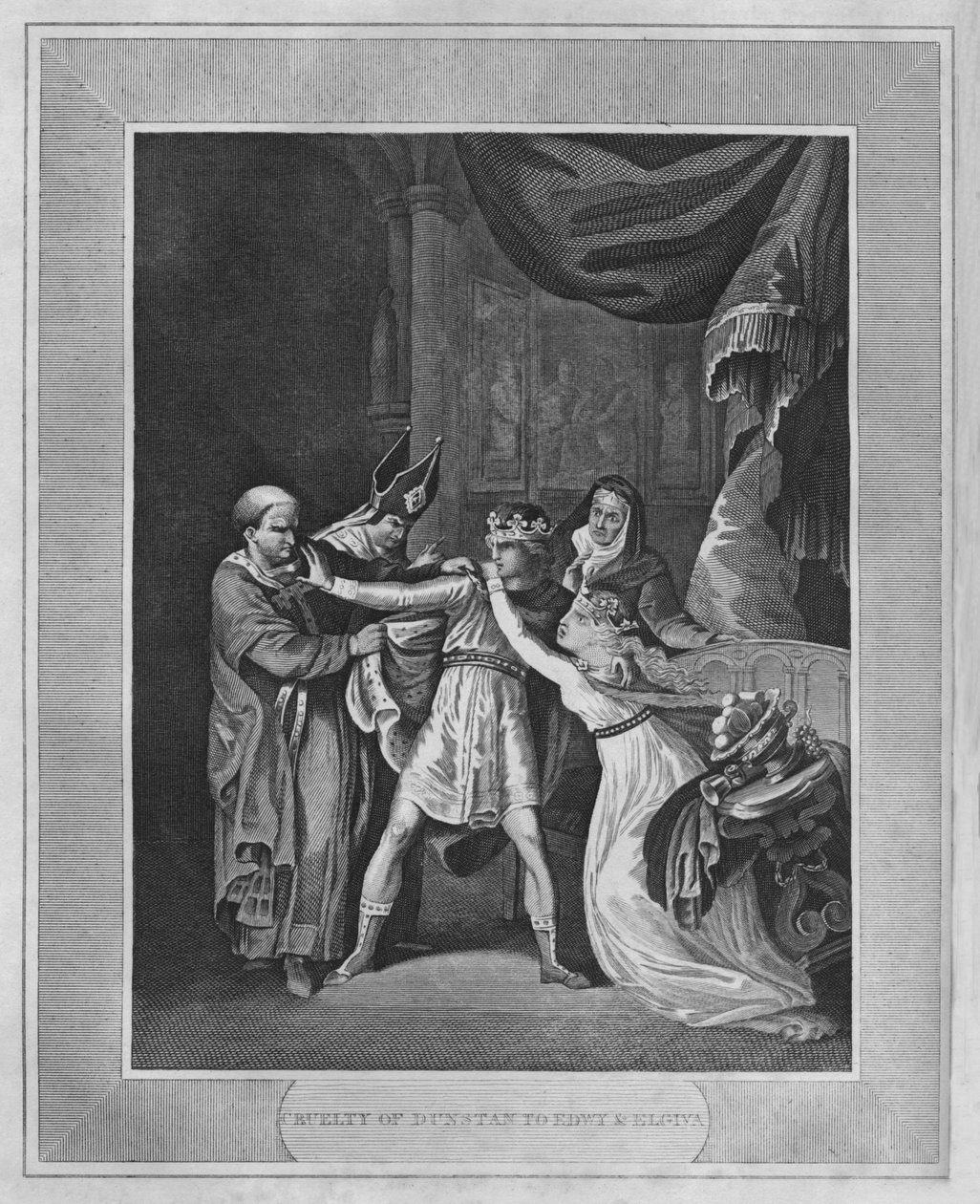 Cruauté de Dunstan envers Edwy et Elgiva - Unbekannt