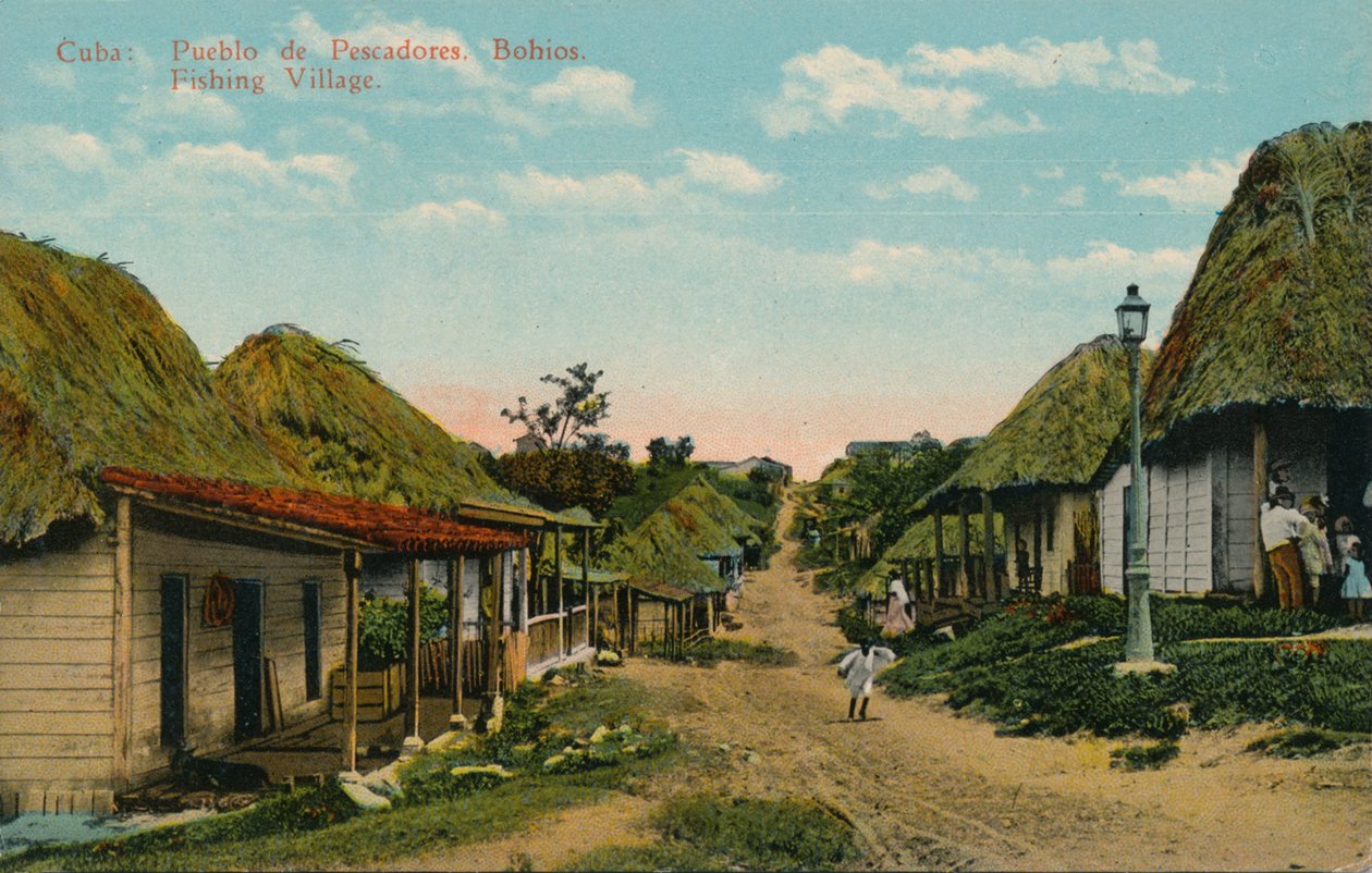 Cuba : Pueblo de Pescadores. Bohios. Village de pêcheurs - Unbekannt
