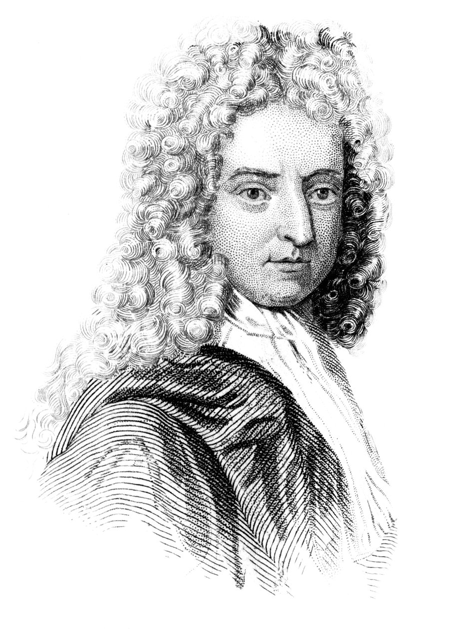 Daniel Defoe, écrivain, journaliste et espion anglais, vers 1850 - Unbekannt