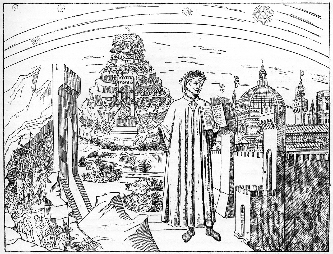 Dante 1265-1321, Florence et les sept cercles de l