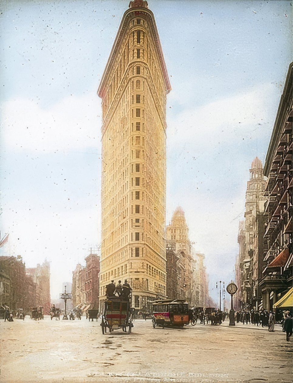 Le Flatiron Building (Fuller Building). Un des plus anciens gratte-ciel de New York - Unbekannt