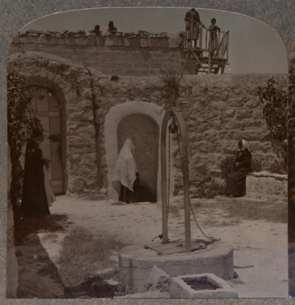 Puits de David à la périphérie de Bethléem, vers 1900 - Unbekannt