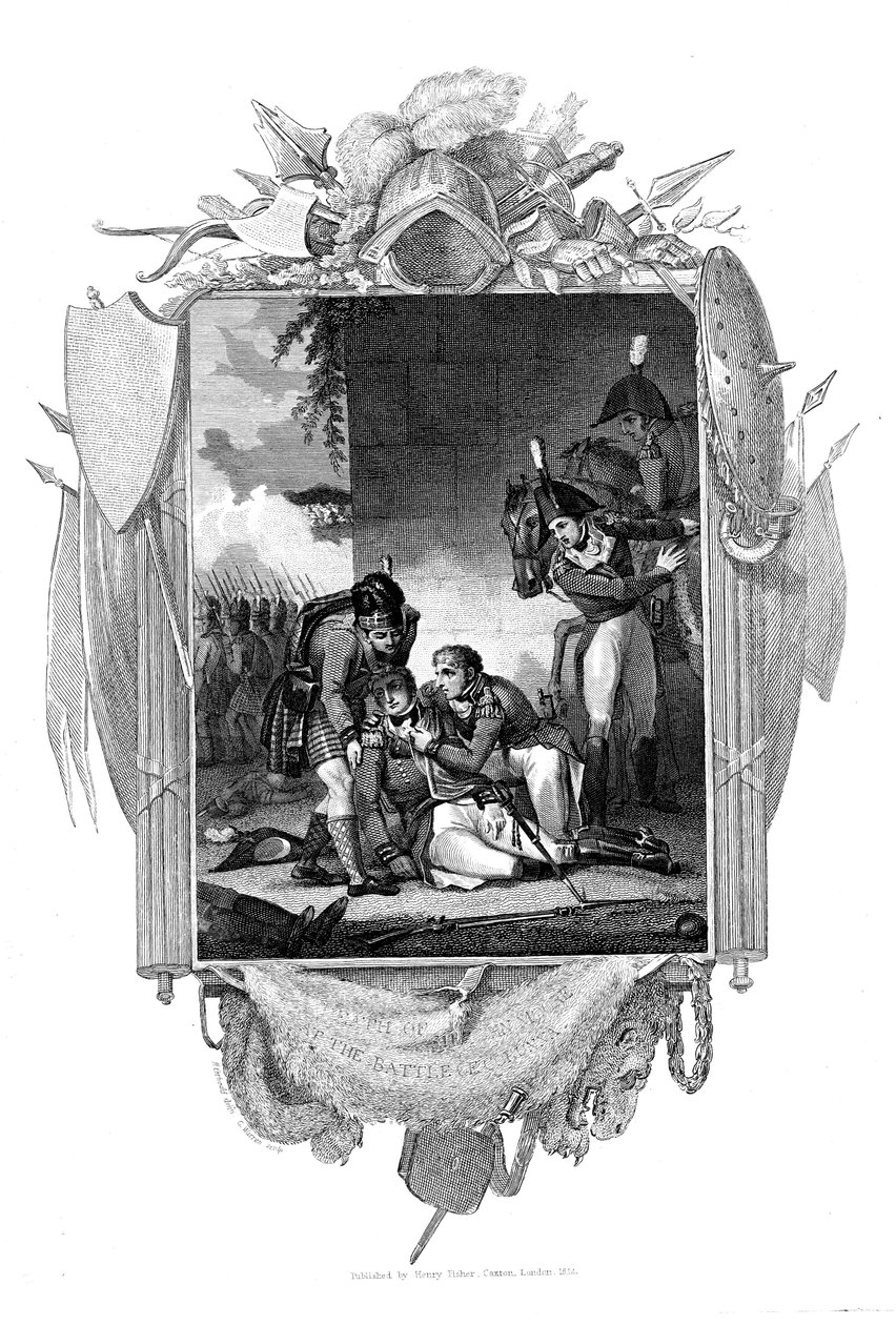 Mort du lieutenant-général Sir John Moore, soldat britannique, La Corogne, Espagne, 1809 - Unbekannt