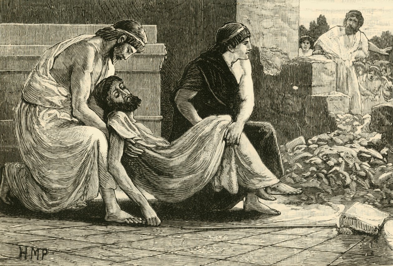 La mort de Pausanias - Unbekannt