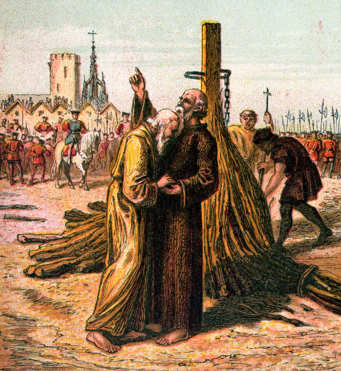 Mort de Ridley et Latimer, 1555, vers 1850 - Unbekannt