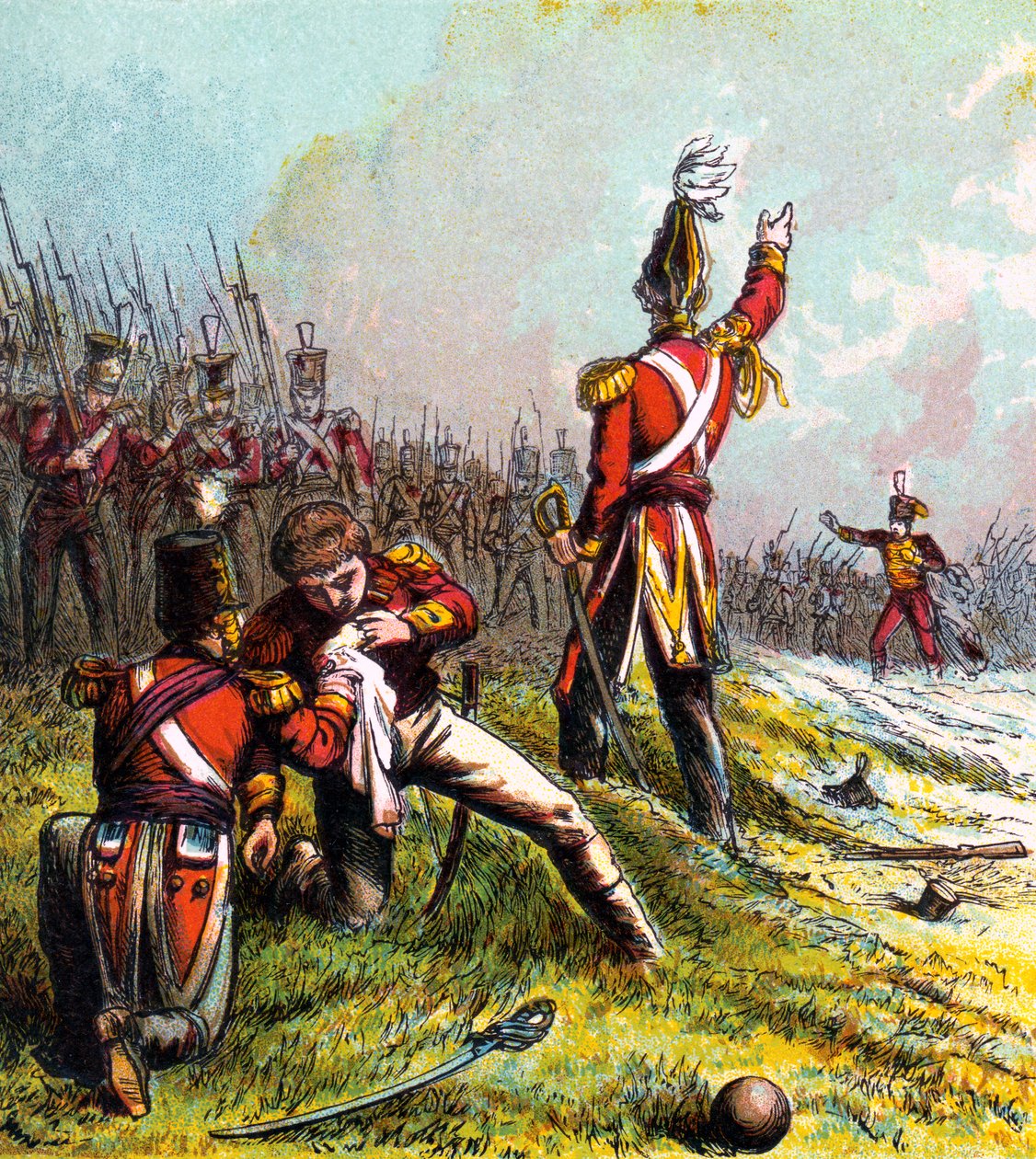 Mort de Sir John Moore, 1809, vers 1850s - Unbekannt