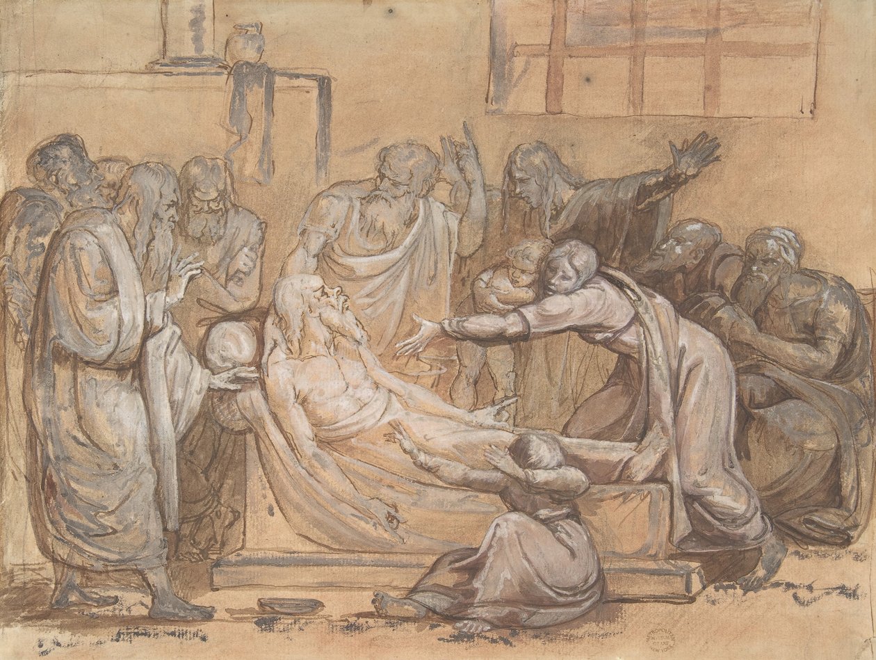 La mort de Socrate, 19ème siècle - Unbekannt