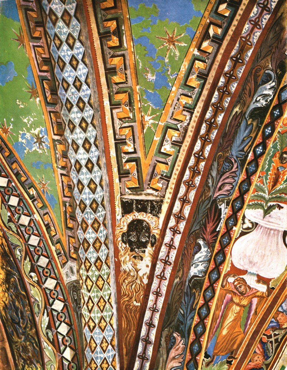 Décoration dans la Basilique de Saint François, Assise, Italie, 1928 - Unbekannt