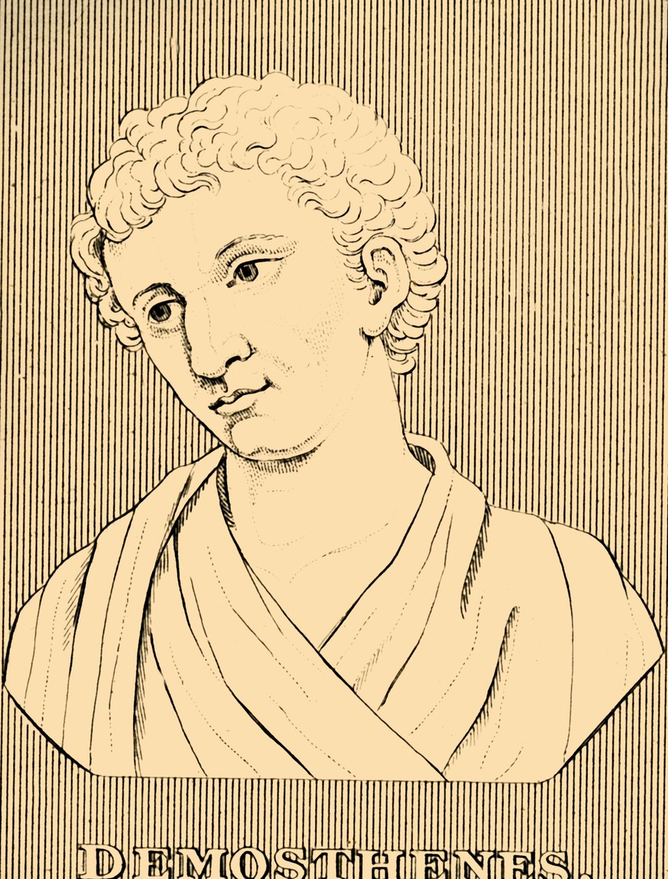 Démosthène, 384-322 av. J.-C., 1830 - Unbekannt