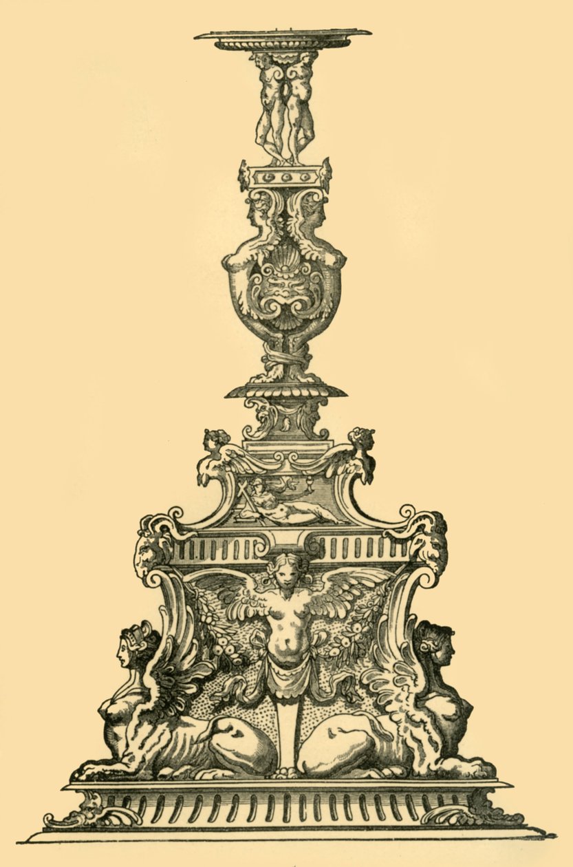 Conception pour un candélabre, XVIe siècle, 1881 - Unbekannt