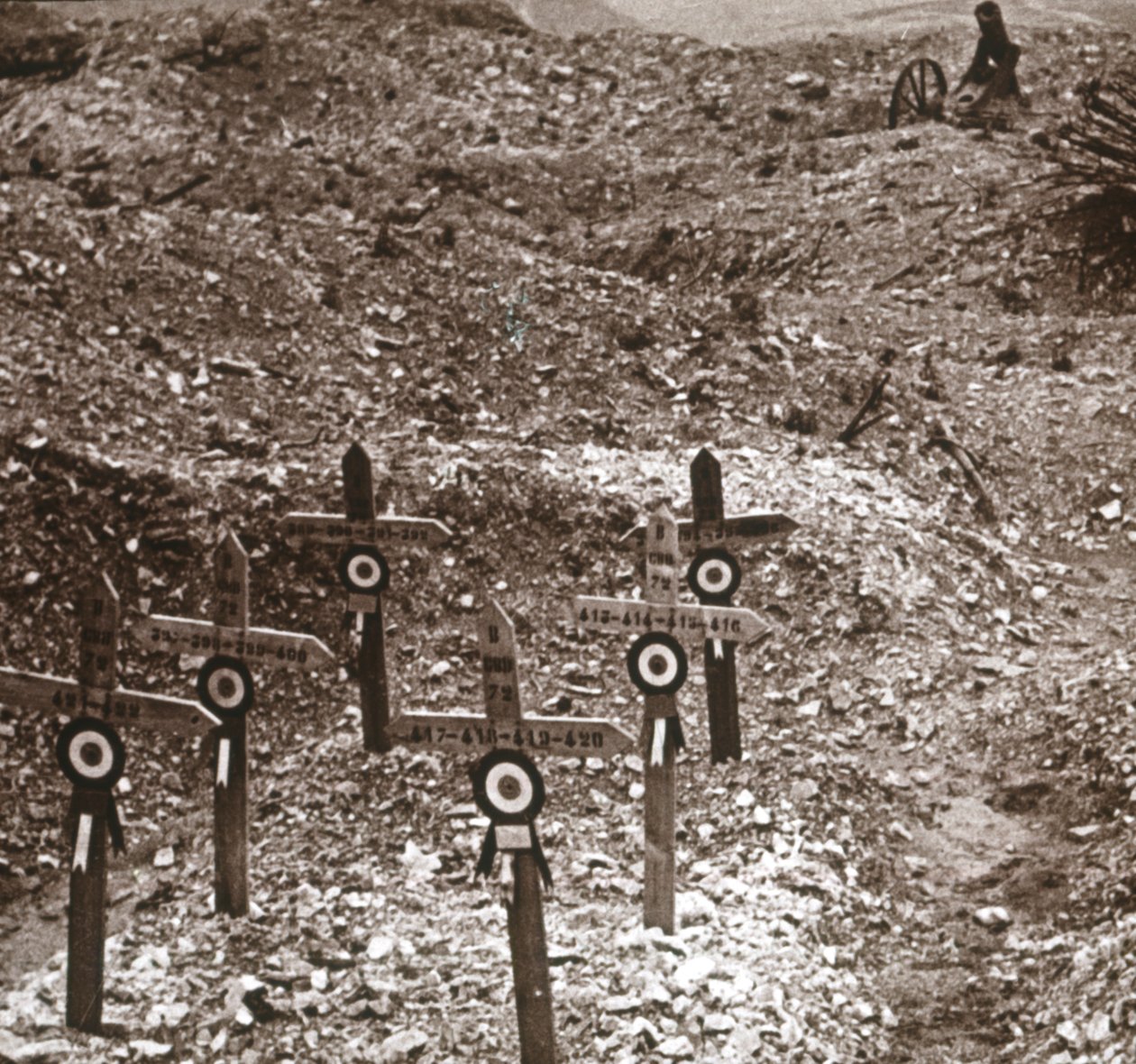 Batterie détruite, Fort Vaux, nord de la France, vers 1914-1918 - Unbekannt