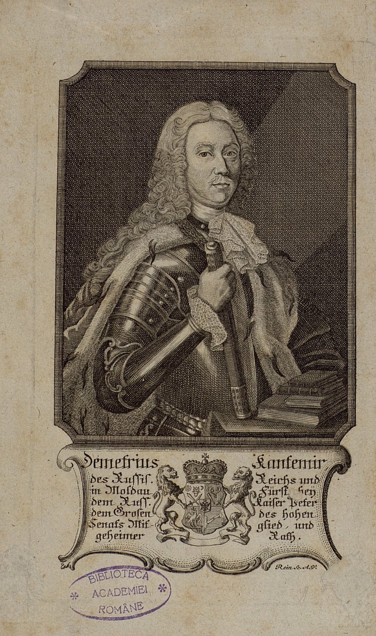 Dimitrie Cantemir 1673-1723, 1771 - Unbekannt