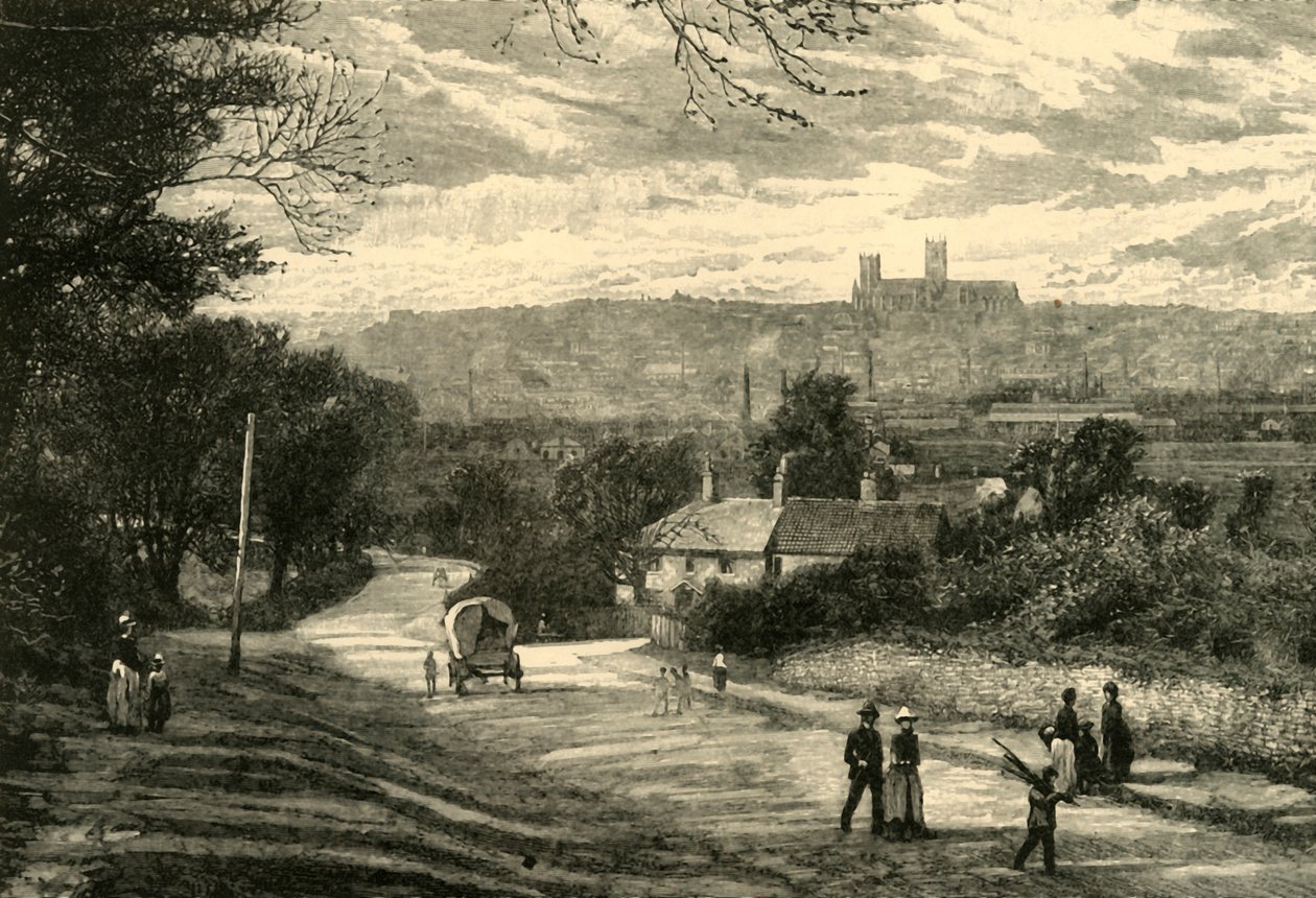 Vue lointaine de Lincoln, 1898 - Unbekannt