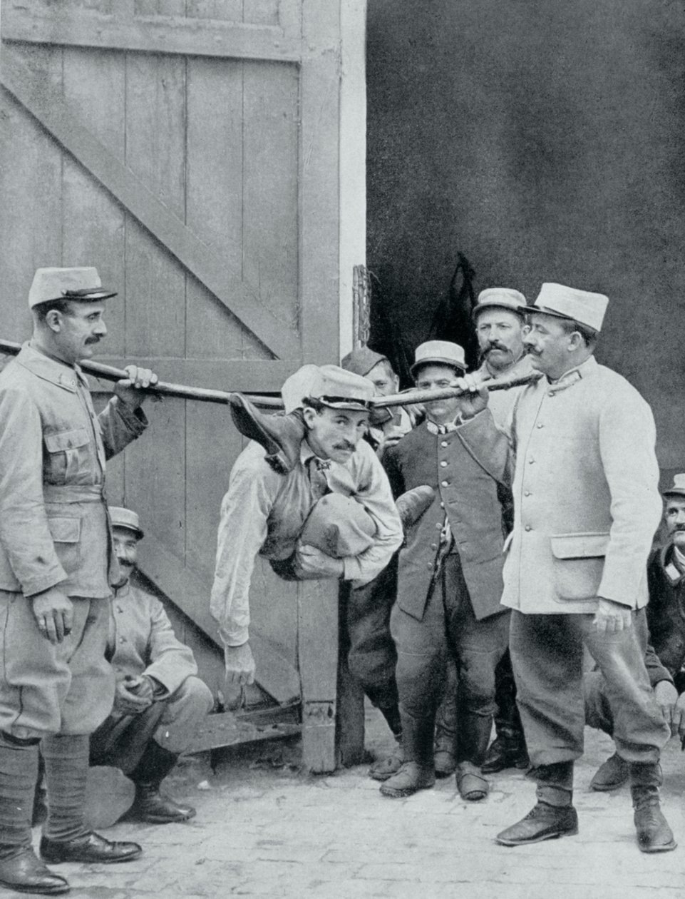 Distractions au front, le serpent humain, France, Première Guerre mondiale, 1915 - Unbekannt