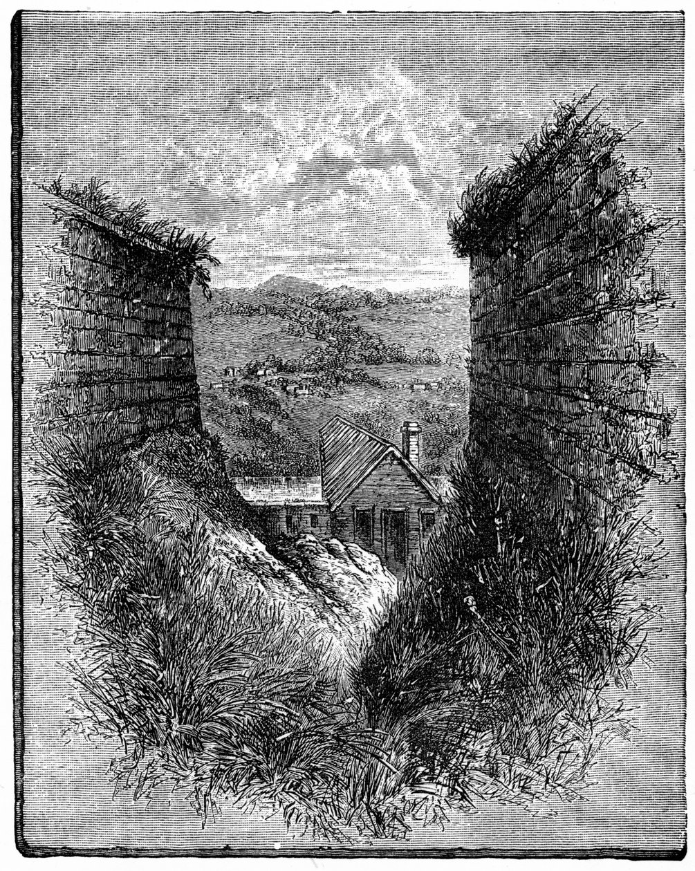 Fossé et remparts, Québec, Canada, fin du 19ème siècle - Unbekannt