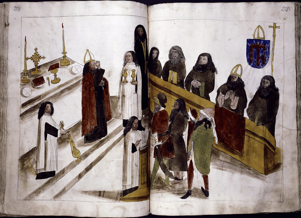 Service divin selon le rite orthodoxe grec de : Chronique du Concile de Constance d