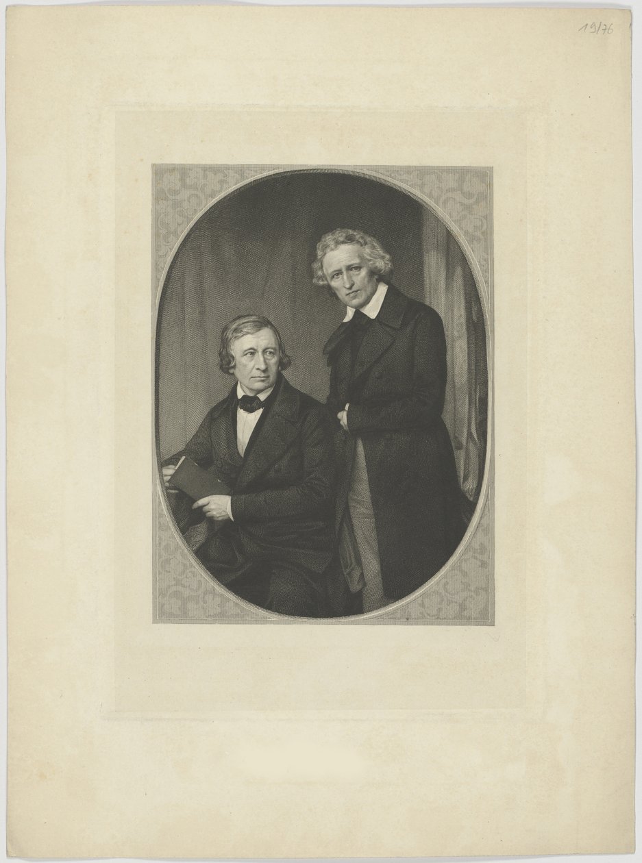 Double portrait des frères Grimm - Unbekannt