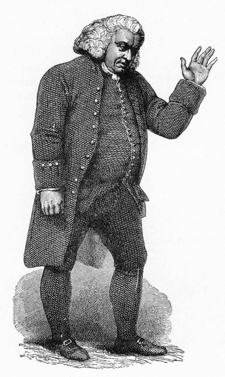 Dr Johnson, homme de lettres anglais, vers 1780 - Unbekannt
