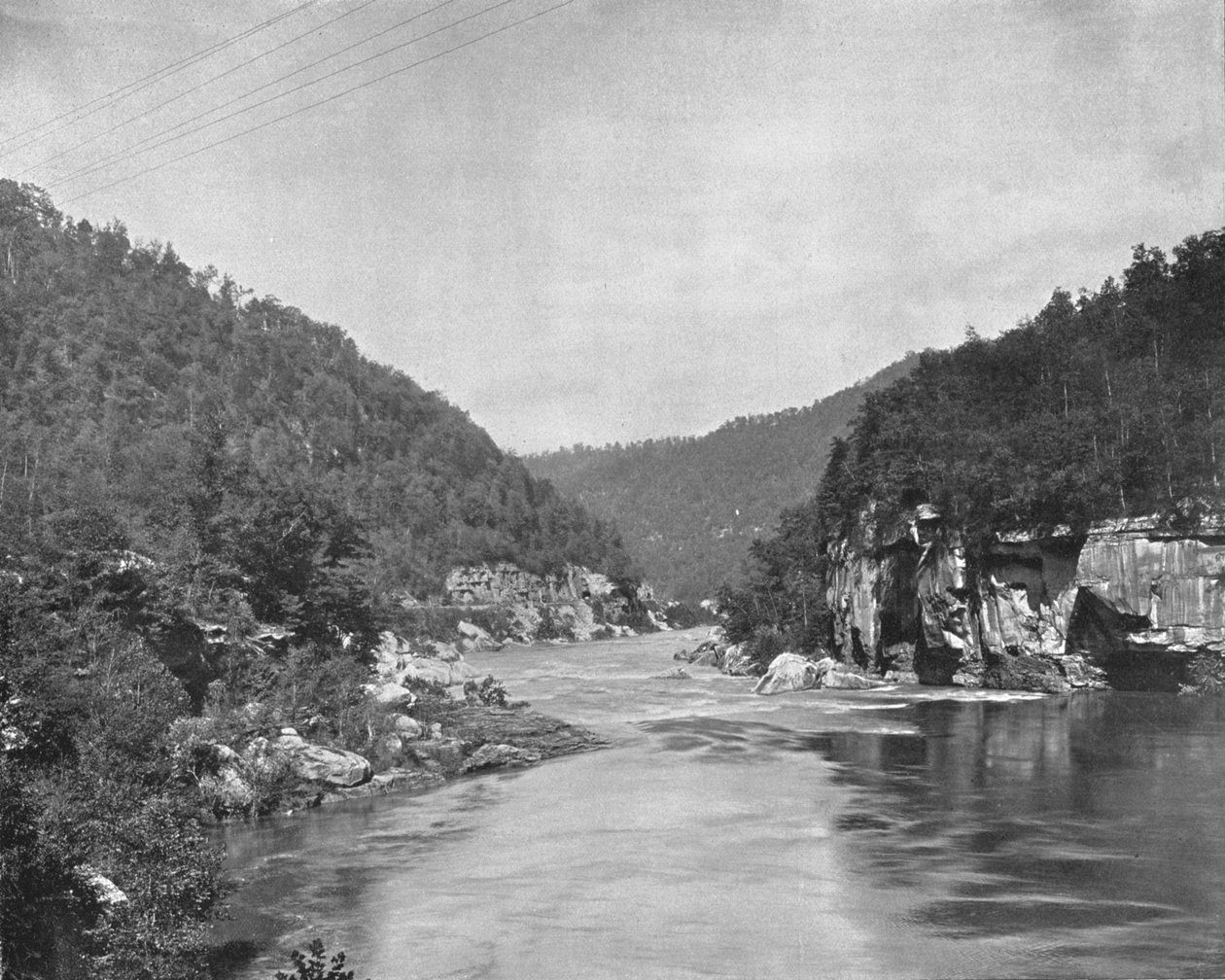 Gorge du Dragon, New River, Virginie-Occidentale, USA, vers 1900 - Unbekannt