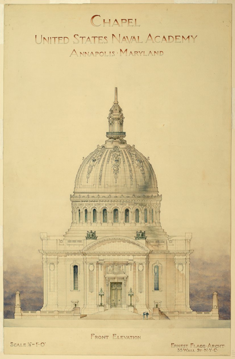 Dessin, Chapelle, Académie navale des États-Unis - Unbekannt