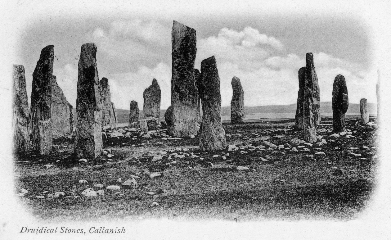 Pierres druidiques, Callanish, île de Lewis, Hébrides extérieures, Écosse, 1902 - Unbekannt
