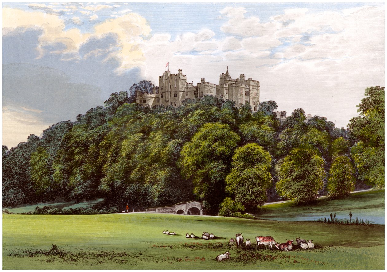 Château de Dunster, maison de la famille Fownes-Luttrell, Somerset, vers 1880 - Unbekannt