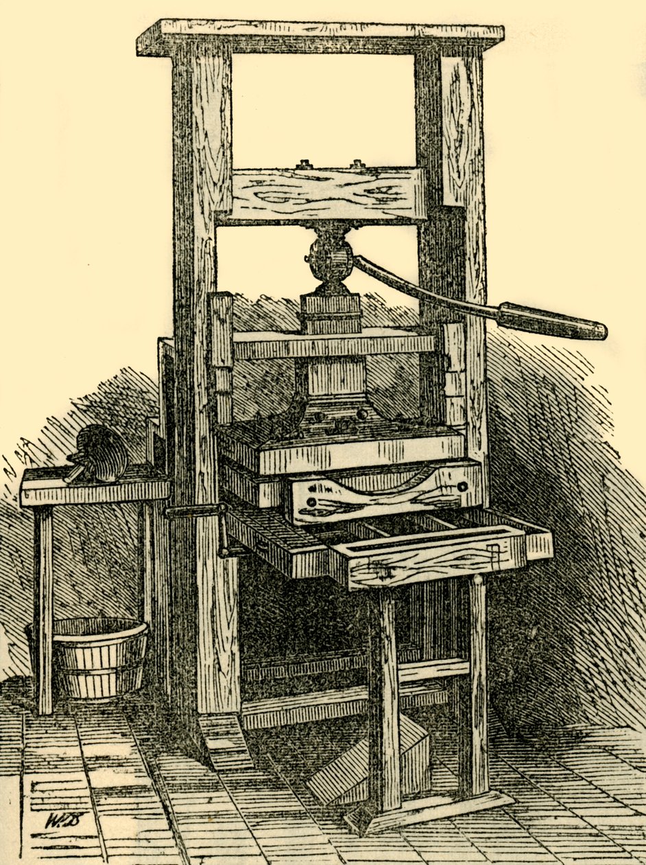 Duplicata de la presse de Franklin, 1881 - Unbekannt